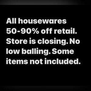 Macy's Home Accents Decor Sign - Black and White